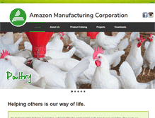 Tablet Screenshot of amazonmfgcorp.com